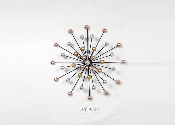 Home Bedroom Floral Handcrafted Metal Wall Art Decor