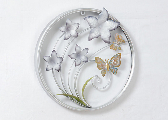 Flower Pots Home Oval Metal Tree Wall Decor