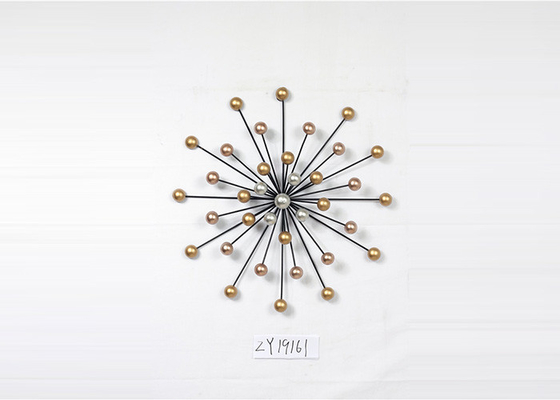Home Bedroom Floral Handcrafted Metal Wall Art Decor