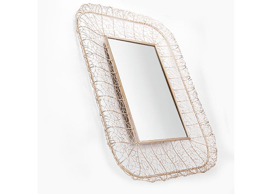Handmade Gold Rectangular Wall Mirrors Decorative