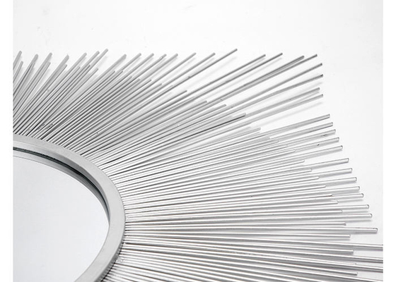 Wholesale Round Mirror 31 inch Square Metal Sunburst Starburst Mirror
