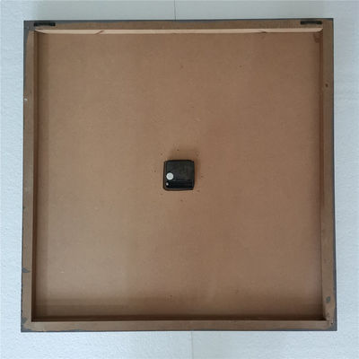 A0002 Black Square Quartz Movement Decorative Wooden Clocks